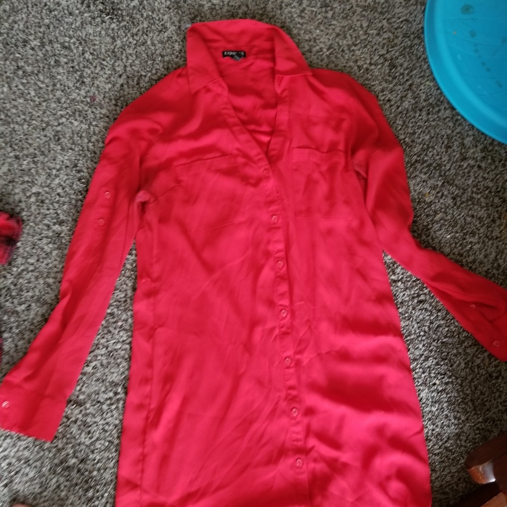Red dress